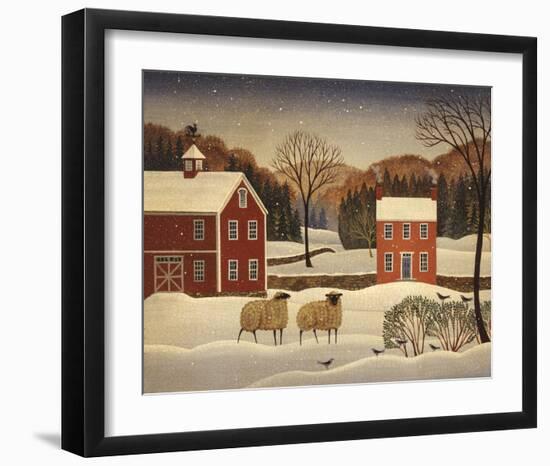 Winter Sheep I-Diane Ulmer Pedersen-Framed Art Print