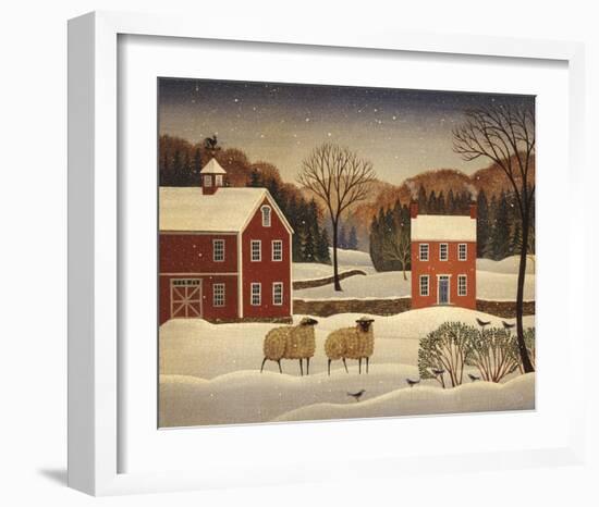 Winter Sheep I-Diane Ulmer Pedersen-Framed Art Print