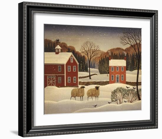 Winter Sheep I-Diane Ulmer Pedersen-Framed Art Print