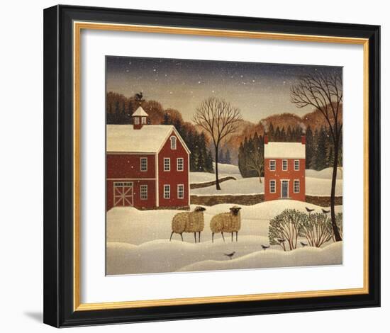 Winter Sheep I-Diane Ulmer Pedersen-Framed Art Print