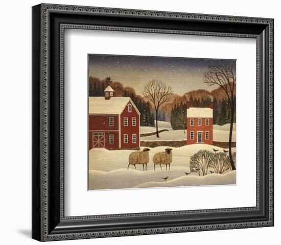 Winter Sheep I-Diane Ulmer Pedersen-Framed Giclee Print