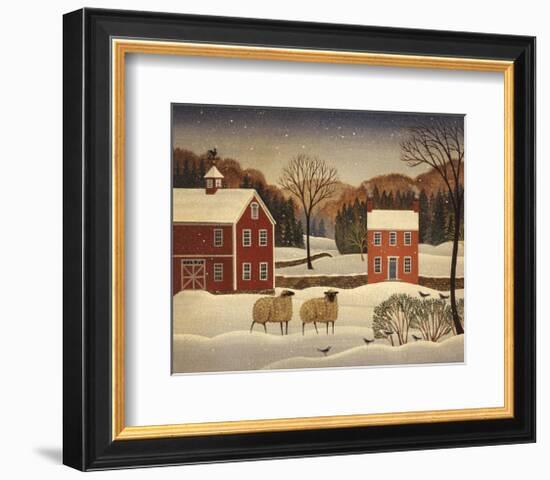 Winter Sheep I-Diane Ulmer Pedersen-Framed Giclee Print