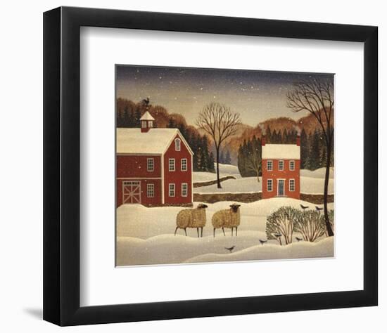 Winter Sheep I-Diane Ulmer Pedersen-Framed Giclee Print