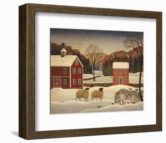 Winter Sheep I-Diane Ulmer Pedersen-Framed Giclee Print