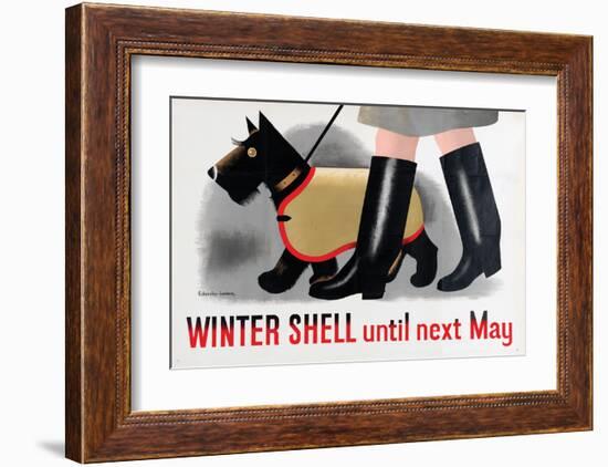 Winter Shell Until Next May-null-Framed Art Print