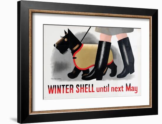 Winter Shell Until Next May-null-Framed Art Print