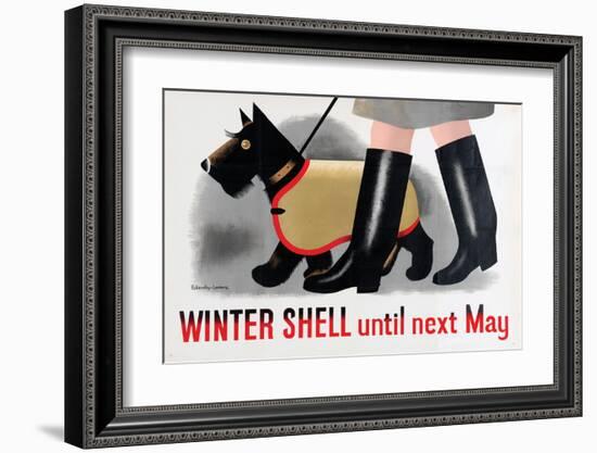 Winter Shell Until Next May-null-Framed Art Print