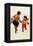 Winter Skates-Jessie Willcox-Smith-Framed Stretched Canvas