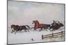 Winter Sleigh-Cornelius Krieghoff-Mounted Giclee Print