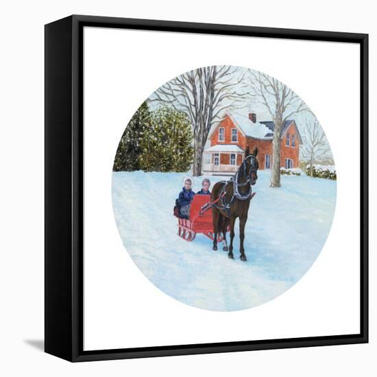 Winter Sleighride-Kevin Dodds-Framed Premier Image Canvas