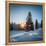 Winter Snowy Pine Trees at Sunset-Dudarev Mikhail-Framed Premier Image Canvas