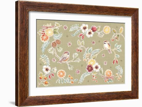 Winter Spice I Color-Daphne Brissonnet-Framed Art Print