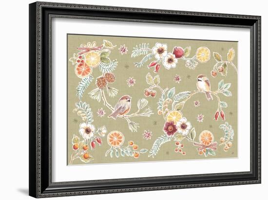 Winter Spice I Color-Daphne Brissonnet-Framed Art Print