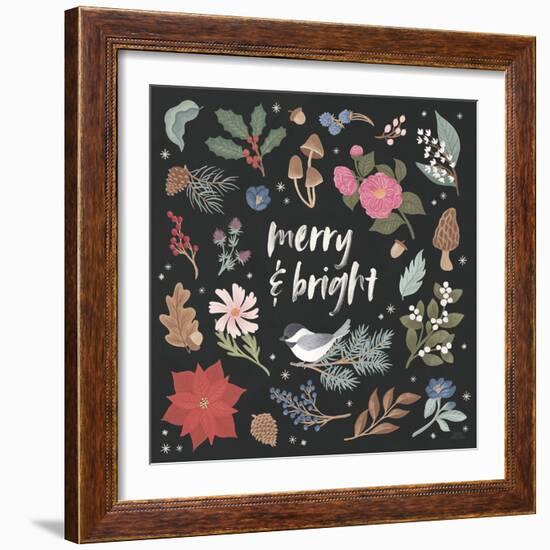 Winter Spirit III Dark-Laura Marshall-Framed Art Print