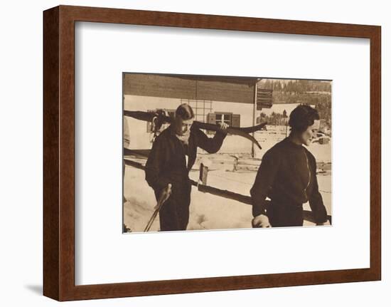 'Winter Sport, Austria, 1935', 1937-Unknown-Framed Photographic Print