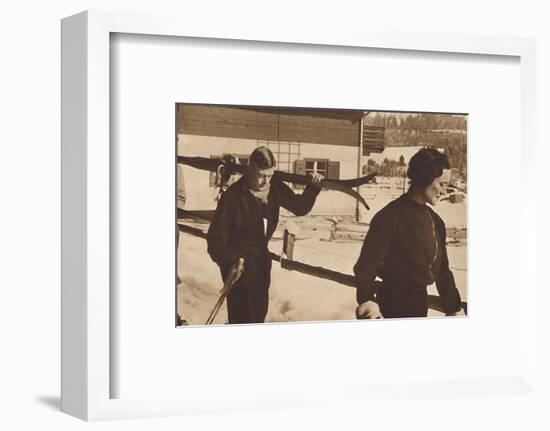 'Winter Sport, Austria, 1935', 1937-Unknown-Framed Photographic Print