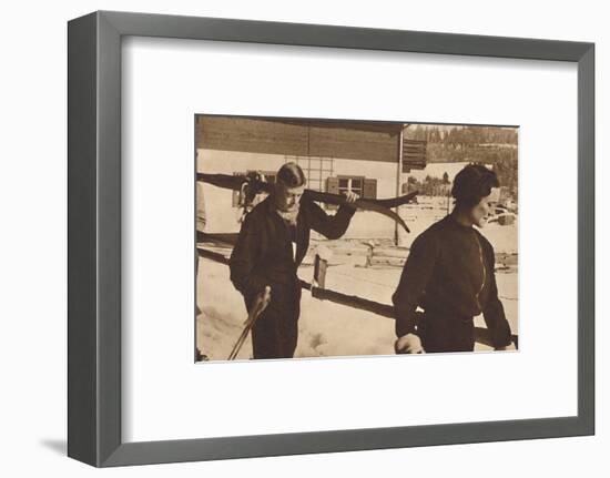 'Winter Sport, Austria, 1935', 1937-Unknown-Framed Photographic Print