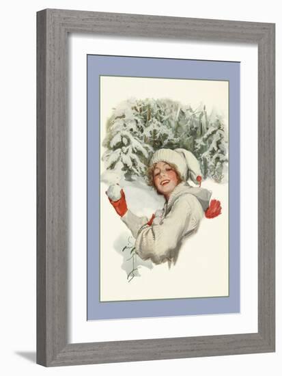 Winter Sport-Harrison Fisher-Framed Art Print