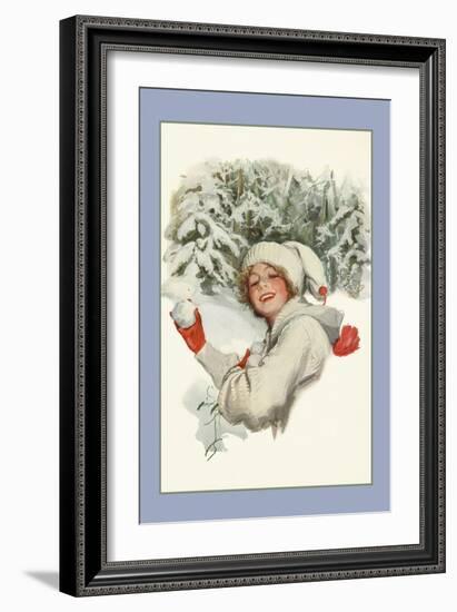 Winter Sport-Harrison Fisher-Framed Art Print