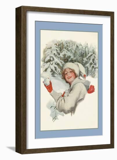 Winter Sport-Harrison Fisher-Framed Art Print