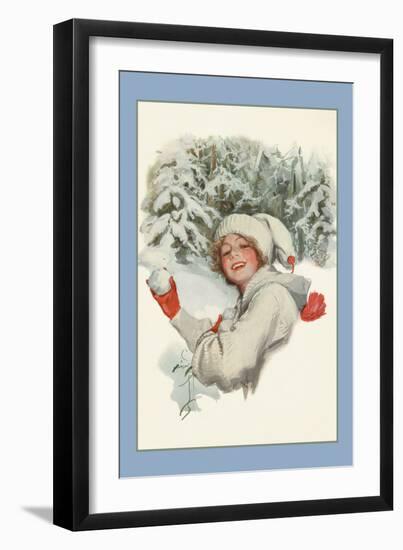 Winter Sport-Harrison Fisher-Framed Art Print