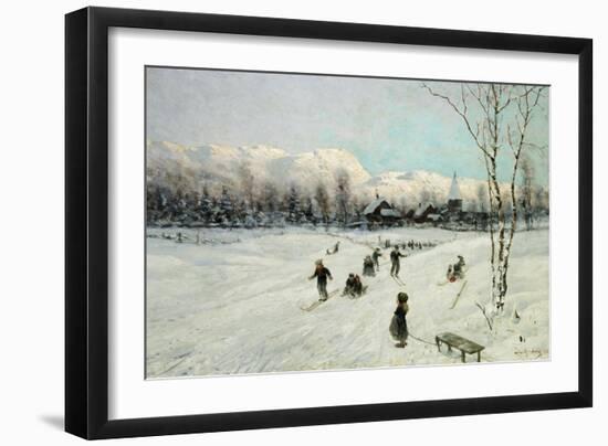 Winter Sports-Frithjof Smith-Hald-Framed Giclee Print