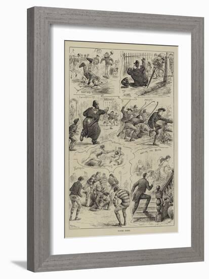 Winter Sports-null-Framed Giclee Print