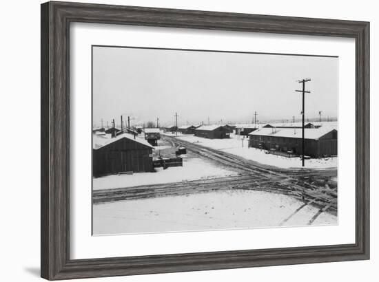 Winter Storm-Ansel Adams-Framed Art Print