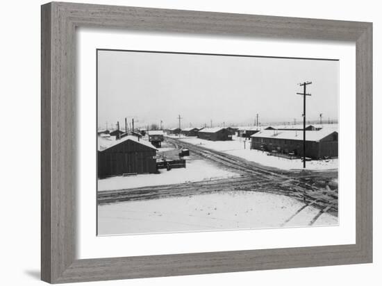 Winter Storm-Ansel Adams-Framed Art Print