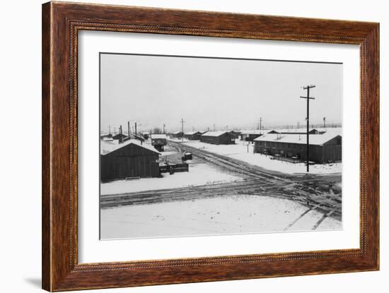 Winter Storm-Ansel Adams-Framed Art Print