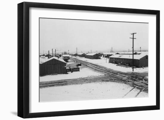 Winter Storm-Ansel Adams-Framed Art Print