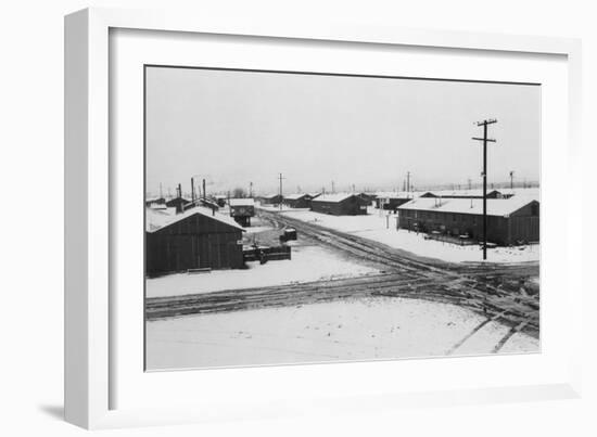 Winter Storm-Ansel Adams-Framed Art Print