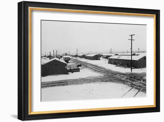 Winter Storm-Ansel Adams-Framed Art Print