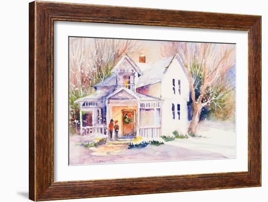 Winter Stroll-Jane Slivka-Framed Art Print