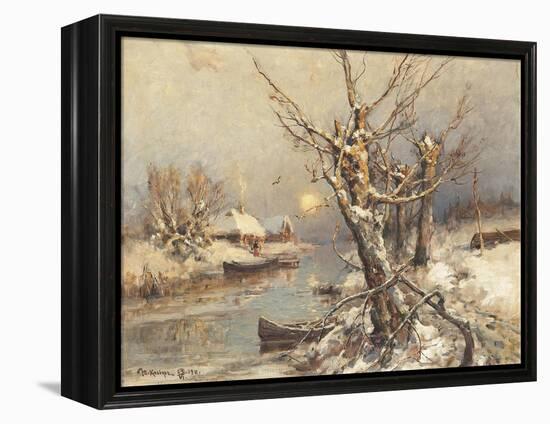 Winter Sun, 1911-Juli Julievich Klever-Framed Premier Image Canvas