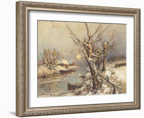 Winter Sun, 1911-Juli Julievich Klever-Framed Giclee Print