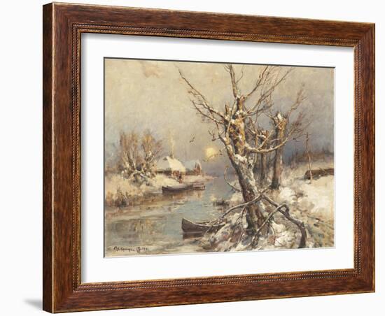 Winter Sun, 1911-Juli Julievich Klever-Framed Giclee Print