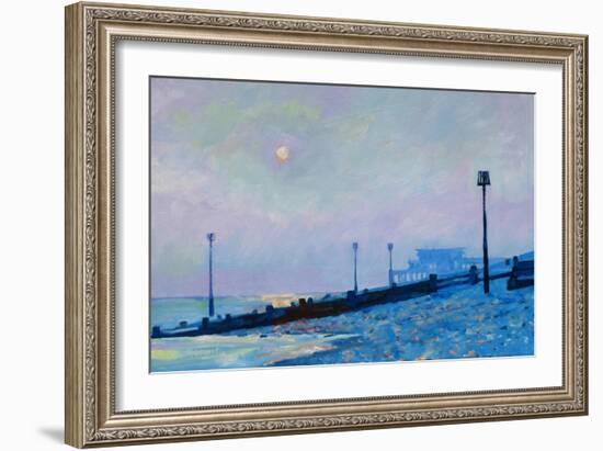 Winter Sun, Deal Beach, 2017-Clive Metcalfe-Framed Giclee Print