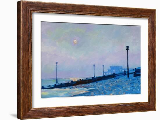 Winter Sun, Deal Beach, 2017-Clive Metcalfe-Framed Giclee Print