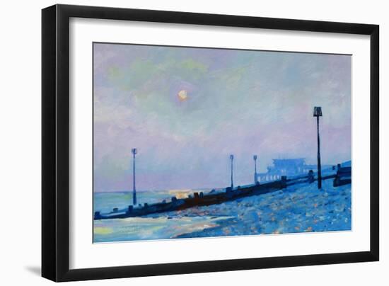 Winter Sun, Deal Beach, 2017-Clive Metcalfe-Framed Giclee Print