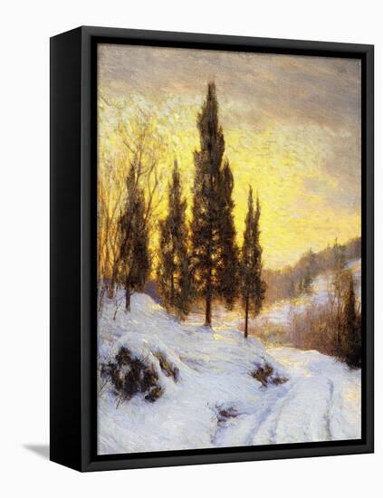 Winter Sundown-Walter Launt Palmer-Framed Premier Image Canvas