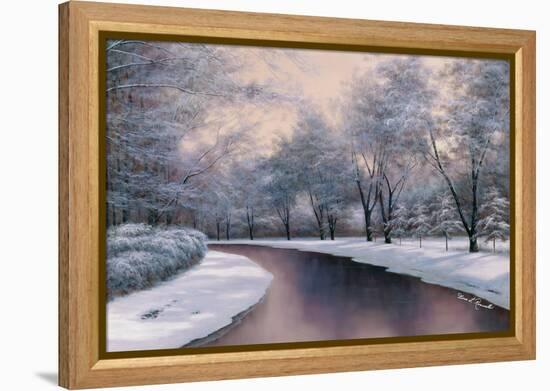 Winter Sunlight-Diane Romanello-Framed Stretched Canvas