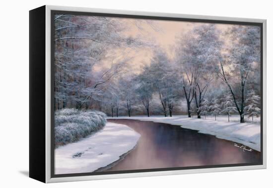 Winter Sunlight-Diane Romanello-Framed Stretched Canvas
