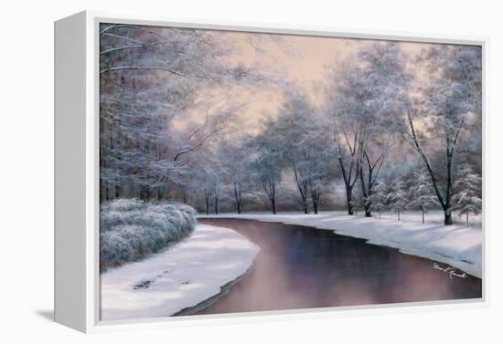 Winter Sunlight-Diane Romanello-Framed Stretched Canvas