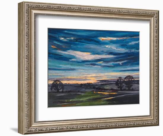 Winter Sunrise, 2008, (Oil on Canvas)-Helen White-Framed Giclee Print