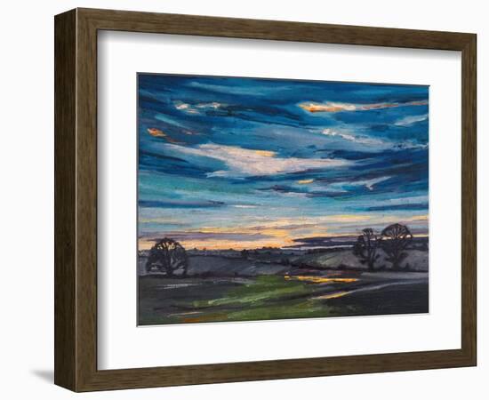 Winter Sunrise, 2008, (Oil on Canvas)-Helen White-Framed Giclee Print