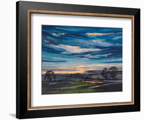 Winter Sunrise, 2008, (Oil on Canvas)-Helen White-Framed Giclee Print