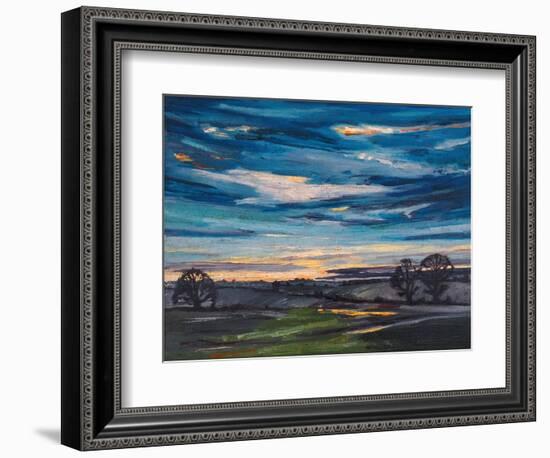 Winter Sunrise, 2008, (Oil on Canvas)-Helen White-Framed Giclee Print