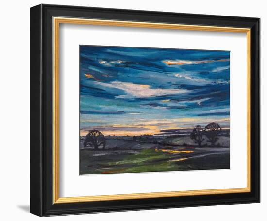 Winter Sunrise, 2008, (Oil on Canvas)-Helen White-Framed Giclee Print