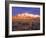 Winter Sunrise on Bloody Run Peak, Great Basin, Nevada, USA-Scott T. Smith-Framed Photographic Print